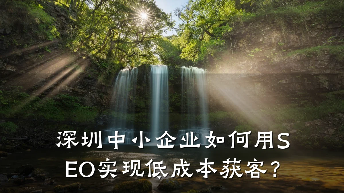 深圳中小企业如何用SEO实现低成本获客?