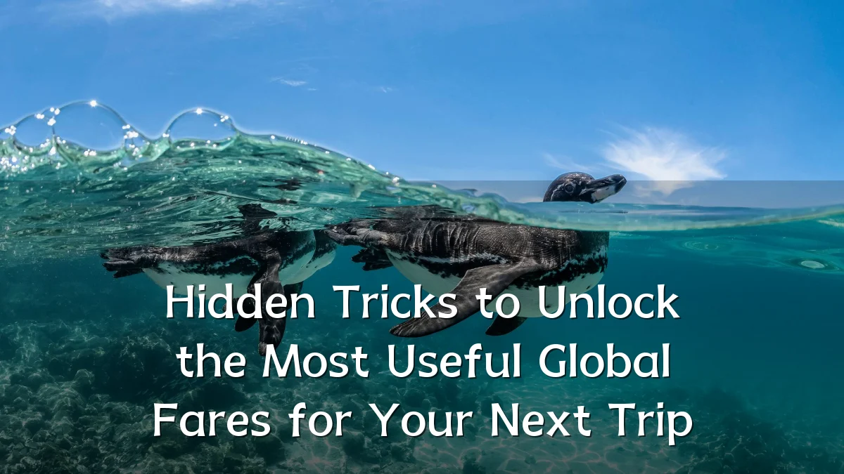 Hidden Tricks to Unlock the Most Useful Global Fares for Your Next Trip