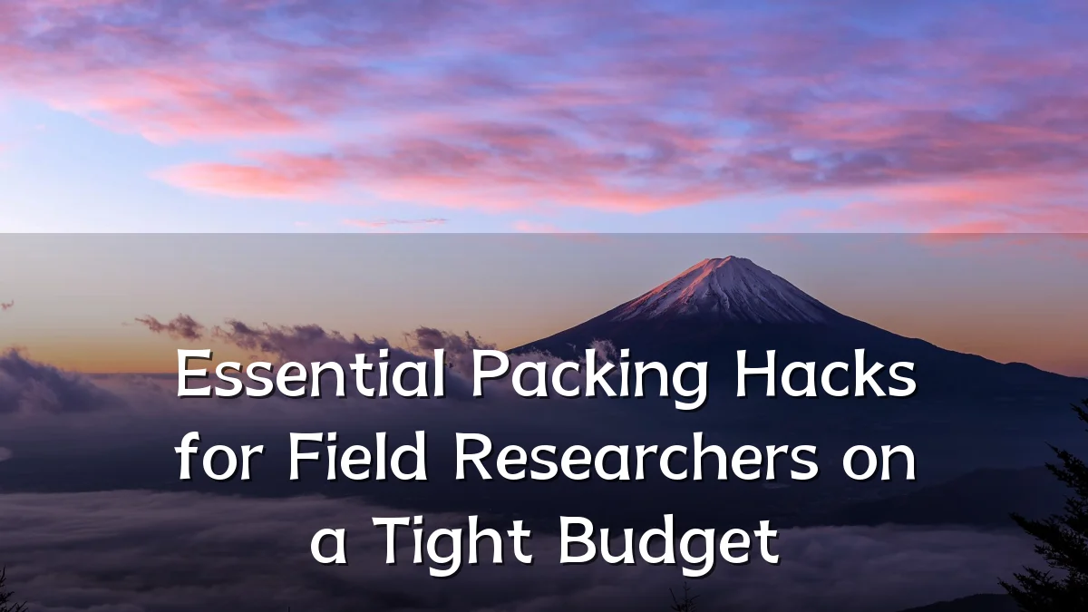 Essential Packing Hacks for Field Researchers on a Tight Budget
