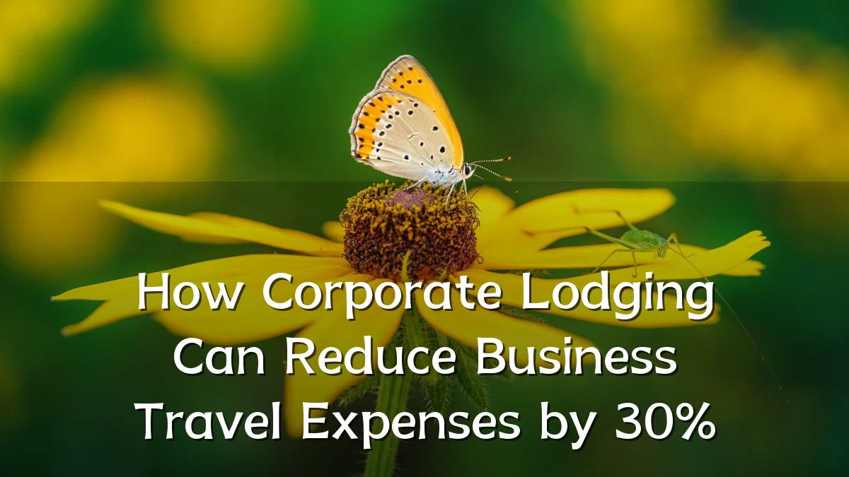 How Corporate Lodging Can Reduce Business Travel Expenses by 30%