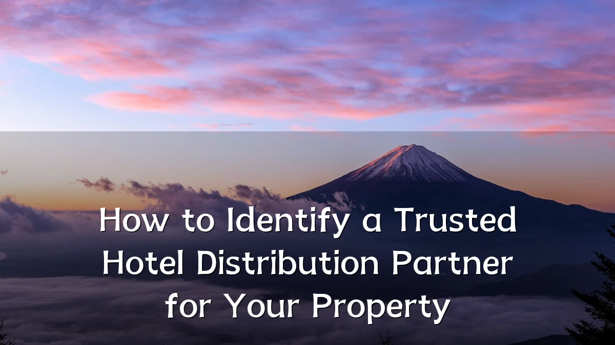 How to Identify a Trusted Hotel Distribution Partner for Your Property