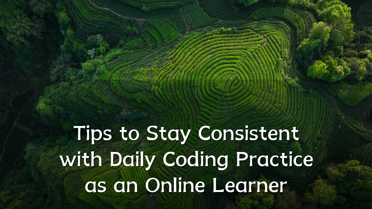 Tips to Stay Consistent with Daily Coding Practice as an Online Learner